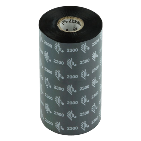 Красящая лента (Риббон) Zebra 2300 Wax (102mm x 450m, wax, втулка 1